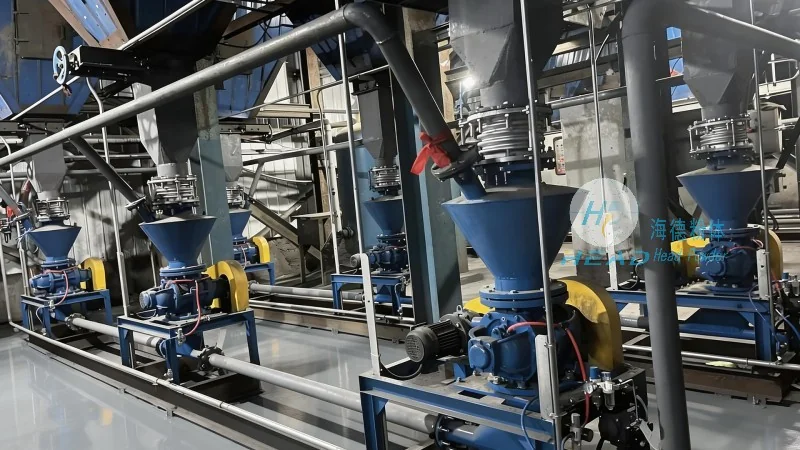 Pneumatische transportmethode voor kaliumchloride