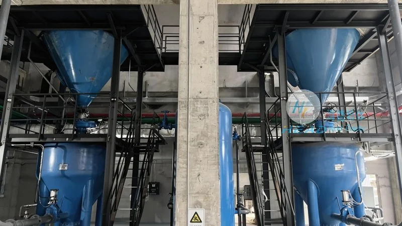 Granulaire koolstof pneumatische transportoplossing