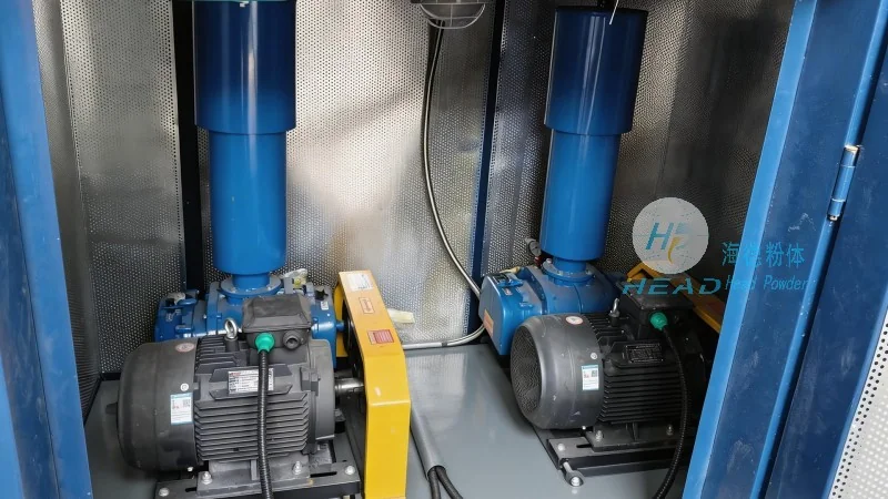 Koffiepoeder pneumatische transportmethode