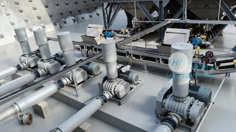 Pneumatische transportmethode voor acceleratorpoeder