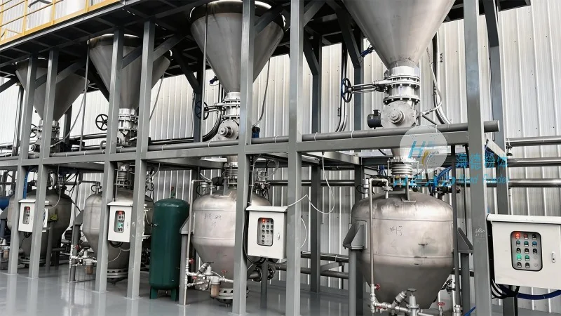 Silkeborg, Denemarken Cacaopoeder Hygiënisch Pneumatische Transporteitsproject Silkeborg, Denemarken Cacaopoeder Hygiënisch Pneumatische Transporteitsproject