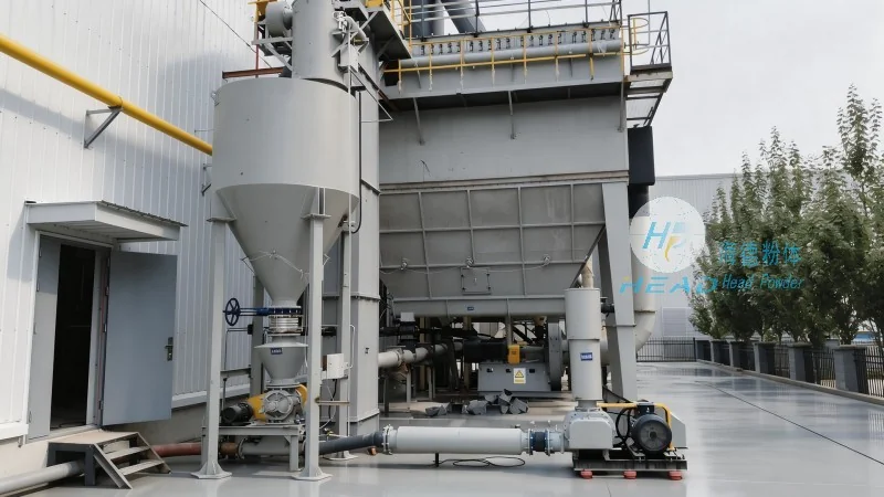 Silkeborg, Denemarken Cacaopoeder Hygiënisch Pneumatische Transporteitsproject