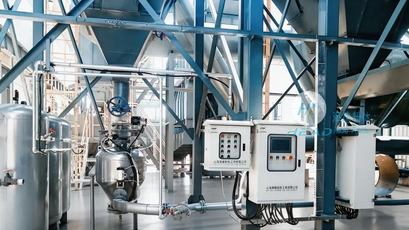 Polen, Bydgoszcz: TCM Powder, gesloten pneumatische transportproject met lading