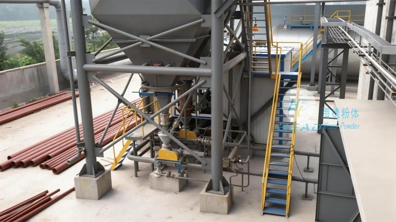 Singapore Ultrafine Siliciumpoeder gesloten pneumatische transportproject