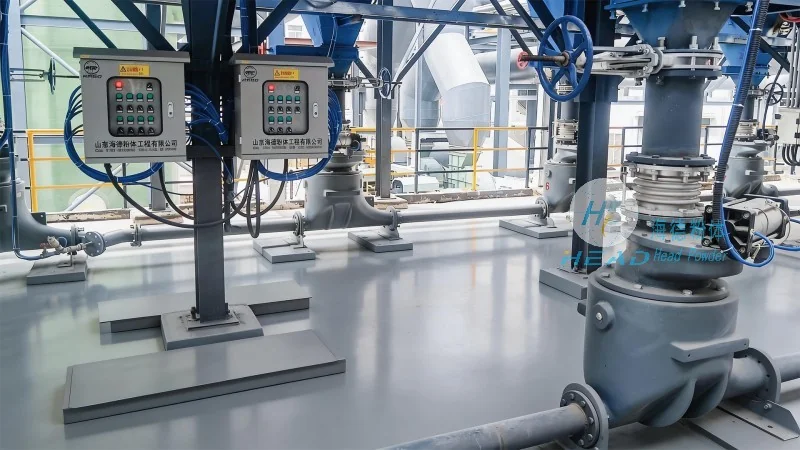 Oekraïne, Lviv: Project voor pneumatische transport van nieuwe materialen met hoge zuiverheid Oekraïne, Lviv: Project voor pneumatische transport van nieuwe materialen met hoge zuiverheid