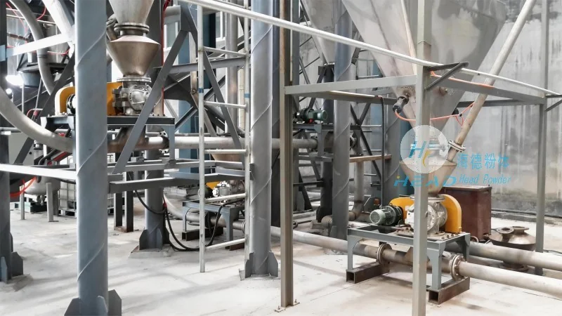 Talc Powder Pneumatische Transporteitsysteem