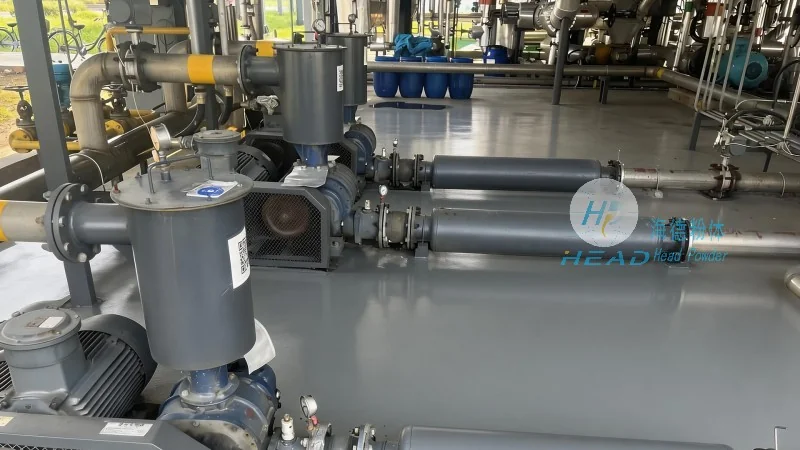 Pneumatische transportoplossing voor afbreekbare plasticpoeder