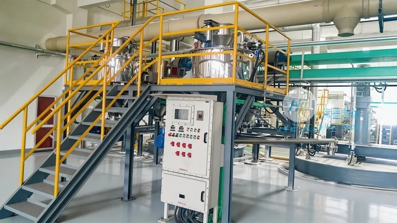 Polyacrylamid pneumatische transportmethode