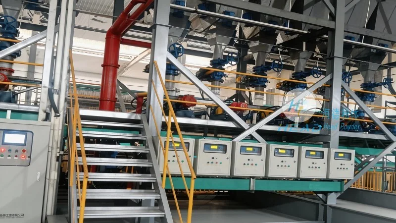 Silver Powder Pneumatische Transporteitsysteem