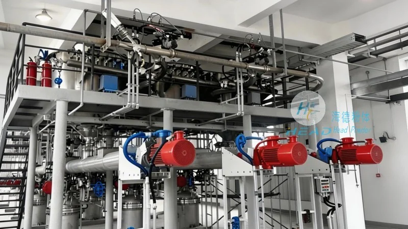 PLA Pellets Pneumatische Transporteitsysteem